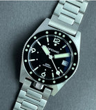 DIFICIANO Narwhal Dive Watch Dots Bezel Date