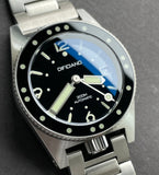 DIFICIANO Narwhal Dive Watch Dots Bezel Date