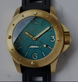 Maranez Rawai Brass Watch Teal