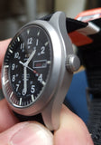 Seiko 5 Automatic Black Dial Men's Watch SNZG15J1 Made in Japan