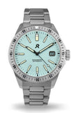 RZE ENDEAVOUR (date) AZURE BLUE TITANIUM WATCH