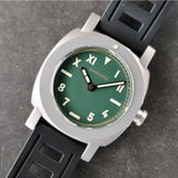 Maranez Karon steel automatic watch green Cali Dial
