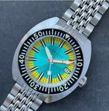 Maranez Samui Steel Automatic Watch Tourqose Yellow