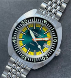 Maranez Samui Steel Automatic Watch Teal Yellow