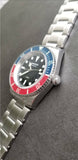 Armida A9 300m 38mm Dive Watch NEW  red/blue bezel