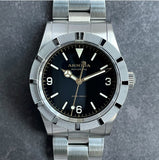 Armida A6 36mm gilt printing and hands engine bezel Watch