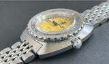 Maranez Samui Vintage Steel Automatic Watch Yellow