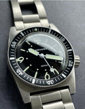 Maranez Kata Diver watch black numbers