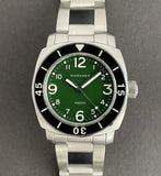 Maranez Racha 1000m Diver Watch Green Sunray