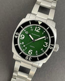 Maranez Racha 1000m Diver Watch Green Sunray