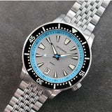 DIFICIANO  Marlin 300M Automatic Watch Silver Sunray/blue