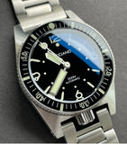 DIFICIANO Narwhal Dive Watch Numbers Bezel No Date