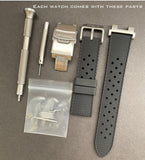 DIFICIANO Narwhal Dive Watch Numbers Bezel No Date