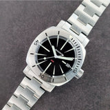 Benarus Moray Watch 38 steel black dart dial C3 lume date