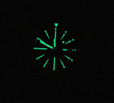 Benarus Moray Watch 38 steel black dart dial C3 lume date