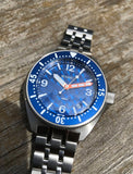 Benarus Bonito Dive Watch Bonito blue brushed