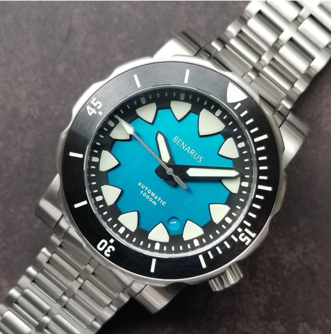 44mm dive hot sale watch