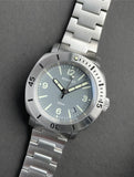 Benarus Moray Watch 40 steel grey dial numbers