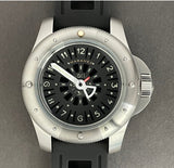 Maranez 49mm Rawai Stainless Steel gauge black Face Watch