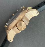 Maranez 42mm Rawai Bronze Black Face Watch