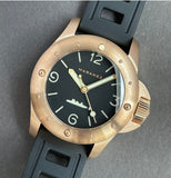Maranez 42mm Rawai Bronze Black Face Watch
