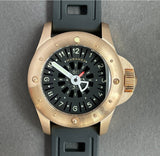 Maranez 42mm Rawai Bronze gauge black Face Watch