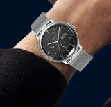 Fantor Chronograph Watch, Shark chain bracelet.
