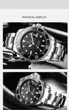 TEVISE Sub Automatic Mechanical Watch
