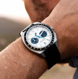 RZE VALOUR CRUSADER WHITE TITANIUM WATCH Bracelet