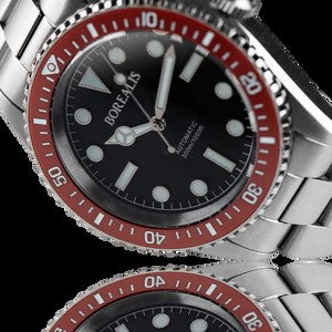 Borealis ダイバーズウォッチ Bull Shark V2 ユーズド美品 Borealis Bull Shark V2 White Dial Mercedes Hands no Date