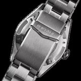 Borealis Bull Shark V2 Black Snow Pattern Dial Mercedes Hands no Date BBSV2AA