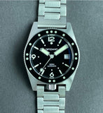 DIFICIANO Narwhal Dive Watch Dots Bezel Date