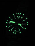DIFICIANO Narwhal Dive Watch Dots Bezel Date