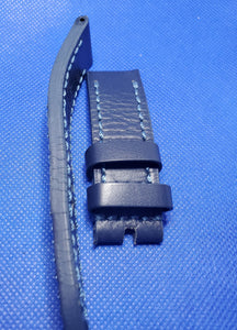 Custom Vintage Leather Band  24mm (Blue)