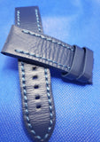 Custom Vintage Leather Band  24mm (Blue)