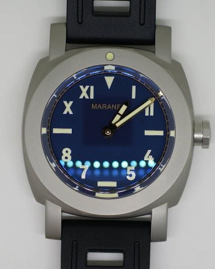 Maranez Karon steel automatic watch blue california