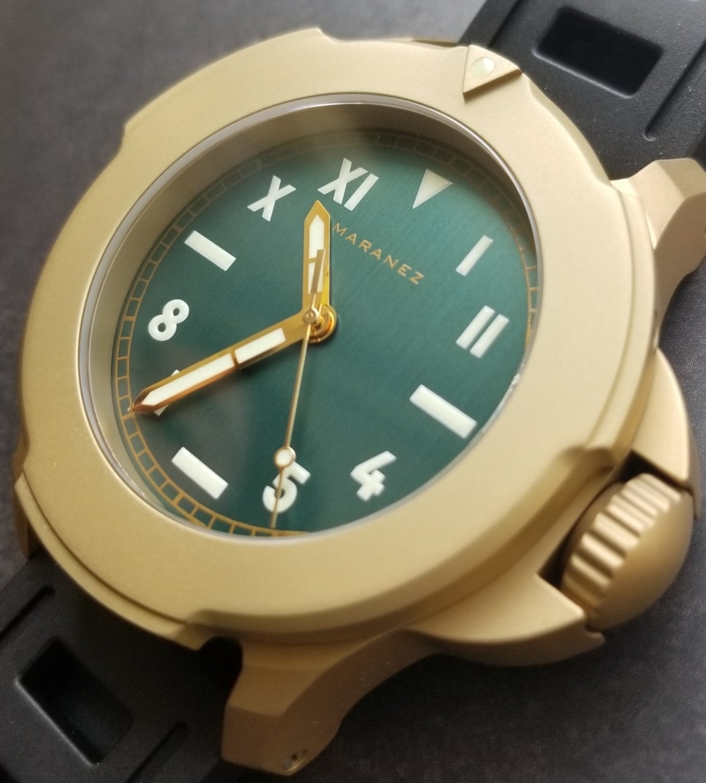 Maranez Bangla 47 brass brushed green California – WShop360