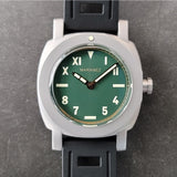 Maranez Karon steel automatic watch green Cali Dial