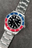 Armida A9 300m 38mm Dive Watch NEW  red/blue bezel