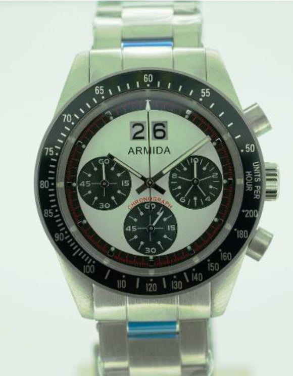 Armida A10 Black bezel Chronograph watch – WShop360