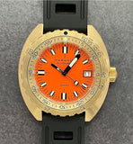 Maranez Samui Brass Watch Orange