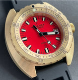 Maranez Samui Brass Watch Red