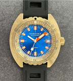 Maranez Samui Vintage Brass Watch Blue