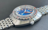 Maranez Samui Vintage Steel Automatic Watch Blue