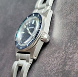 Maranez Blue Kata Diver SS Bracelet watch black