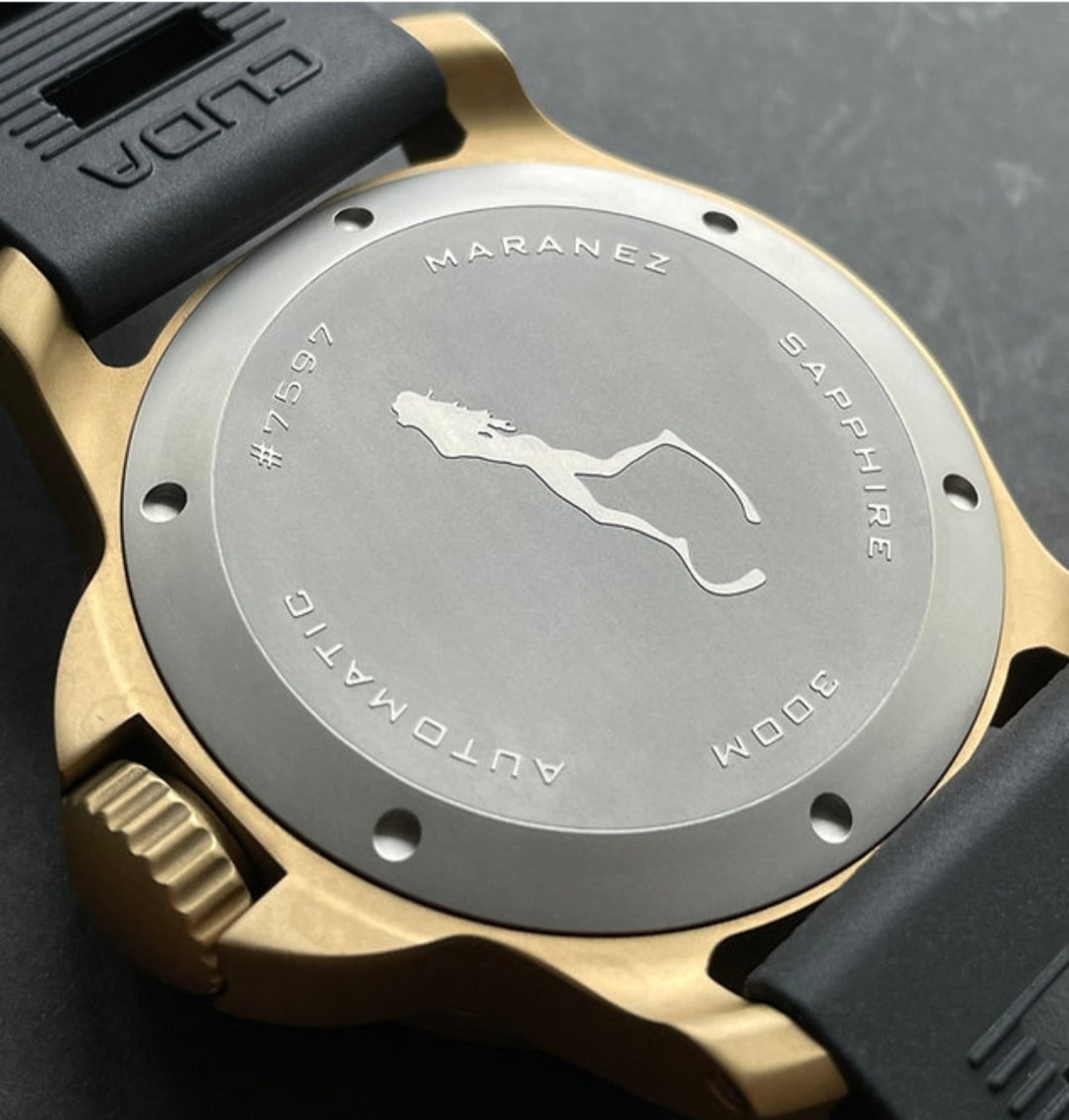 Maranez Bangla 44mm brass green California – WShop360