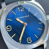 Maranez Layan Stainless Steel blue sunray watch