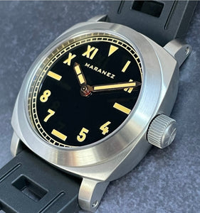Maranez Layan Stainless Steel black Cali watch