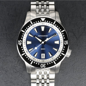 DIFICIANO  Marlin 300M Automatic Watch Sunray blue
