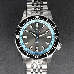 DIFICIANO  Marlin 300M Automatic Watch Gun Sunray/blue